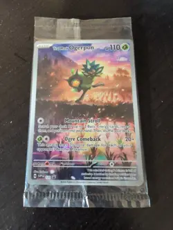 Teal Mask Ogerpon 123 Sv: Scarlet & Violet Promo Cards Holo Sealed - Image 1