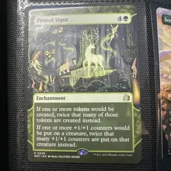 Primal Vigor Wilds of Eldraine: Enchanting Tales Magic The Gathering MTG Card - Image 1
