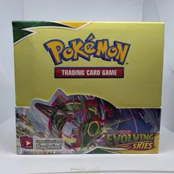 1x EMPTY - Pokemon TCG Sword & Shield Evolving Skies Booster Box - No cards - Image 1