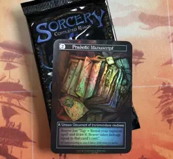Pnakotic Manuscript Sorcery: Contested Realm TCG FOIL Unique Beta card NM CCG - Image 1