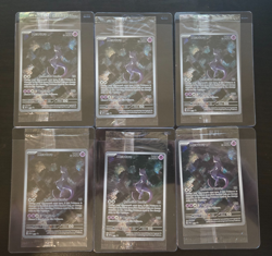 Lot of 6 Sealed Mewtwo 052 Ultra Premium Collection Promo Cards - Image 1