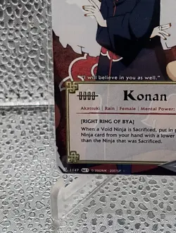 Naruto CCG/TCG - Konan - Rare Starter Deck Excl. Card - Bandai - Vintage - Image 3