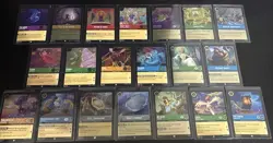Disney Lorcana Cold Foils 20 Card Lot A Daisy Duck/Virana/Cogsworth/Wildcat/Zazu - Image 1