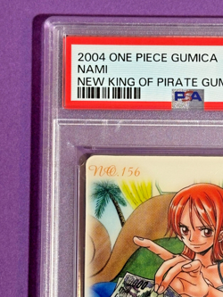 PSA 9 MINT Nami No.156 Japanese One Piece Gumica Gummy Card 2004 08M21 POP 1! - Image 4