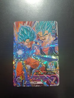 Super Saiyan Blue Son Goku Vegito PBBS-11 P Promo Dragon Ball Heroes Card Foil - Image 1
