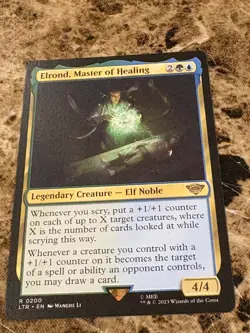 ELROND, MASTER FOF HEALING Magic MTG Lord of the Rings LOTR - Image 1