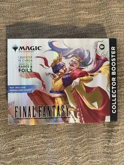 Magic The Gathering TCG Final Fantasy Factory Sealed Collector Booster Box - Image 1