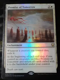 Promise of Tomorrow FOIL , Commander Legends , NM ,MTG,FREE SHIPPING - Image 1