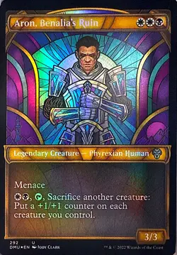 Aron, Benalia's Ruin (Showcase) Foil U Dominaria United 292 NM - Image 1