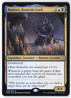 Ramses, Assassin Lord R Commander: Dominaria United 39 NM - Image 1