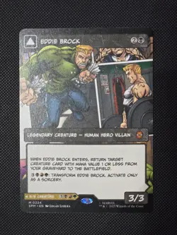 MTG Eddie Brock (0224) (Borderless) Marvel's Spider-Man Regular - Image 1