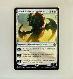 Magic the Gathering: Ajani, Caller of the Pride Foundations Regular NM - Image 1