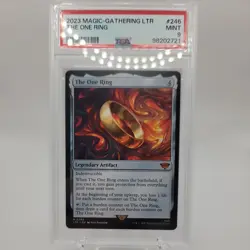 PSA 9 - The One Ring -Extended Art - MTG #380 - Lord of the Rings LOTR - Image 1