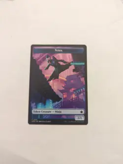 Kaito, Cunning Infiltrator Emblem / Ninja Token Foundations Regular NM MTG - Image 2