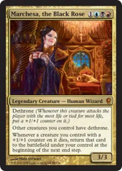 1x Marchesa, the Black Rose Light Play MTG Magic - Kid Icarus - - Image 1