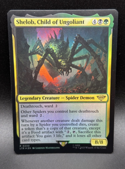 MTG Shelob, Child of Ungoliant R Universes Beyond: Lord of the Rings #230 FOIL - Image 1