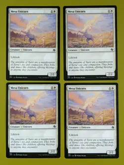 Mesa Unicorn x4 Jumpstart 4x Playset Magic the Gathering MTG - Image 1