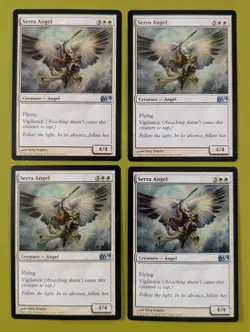 Serra Angel x4 Magic 2014 M14 4x Playset Magic the Gathering MTG - Image 1
