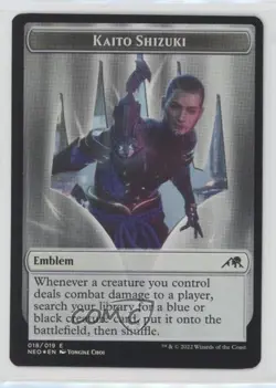 Samurai // Kaito Shizuki Emblem (Token) Foil Magic: Kamigawa: Neon Dynasty NEO - Image 2