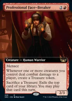 Professional Face-Breaker (Extended Art) - Streets of New Capenna (SNC) - Image 1