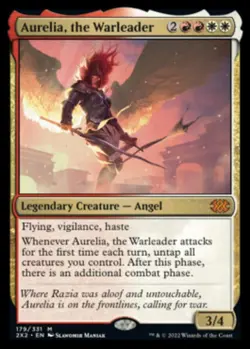 FOIL - Aurelia, the Warleader - Double Masters 2022 (2X2) - Image 1