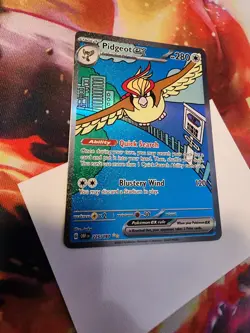 Pokemon TCG Secret Rare Pidgeot EX Full Art 225/197 Obsidian Flames - Image 4
