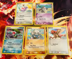 Pokemon 2006 EX Crystal Guardians Stamped Reverse Holo Lot (5 Cards) Vintage - Image 1