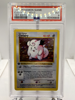 1999 Pokemon Game Clefairy 1st Edition PSA 9 - Image 1