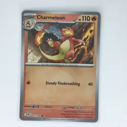 Charmeleon 012/094 Reverse Holo Pokemon TCG Mega Evolution Phantasmal Flames - Image 1
