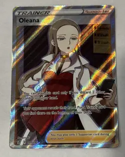 Pokemon Oleana 191/192 Sword & Shield: Rebel Clash Full Art Trainer - Image 1