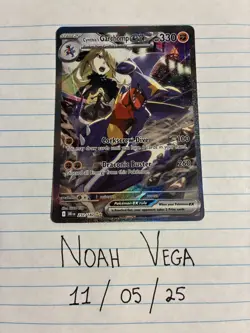 Pokemon TCG Cynthia's Garchomp EX 232/182 Destined Rivals Ultra Rare English - Image 3