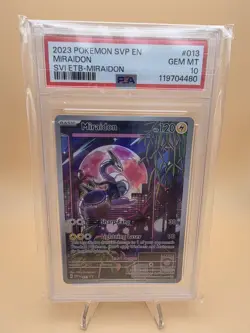Miraidon 013 Pokemon Scarlet & Violet Base ETB Promo Holo - PSA 10 Gem Mint - Image 1
