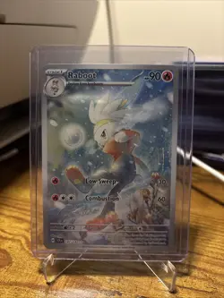 Raboot 147/142 Stellar Crown Illustration Rare Full Art Holo Pokemon TCG MINT - Image 1