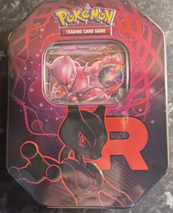 Pokemon TCG: Team Rocket Tin - Mewtwo ex - Image 1