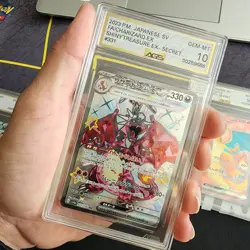 Pokemon TCG japanese charizard EX AGS SLAB LOT OF 3 - Image 4
