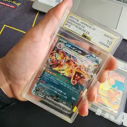 Pokemon TCG japanese charizard EX AGS SLAB LOT OF 3 - Image 5