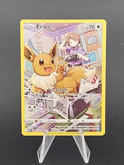 Pokemon Eevee TG11/TG30 Sword & Shield Brilliant Stars Trainer Gallery C - Image 1