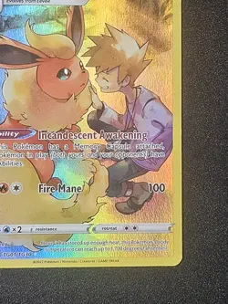 Pokemon TCG Flareon TG01/TG30 SWSH Brilliant Stars Holofoil Rare NM Full Art - Image 4