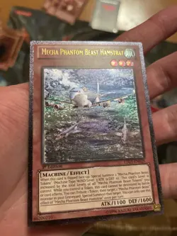 EU Yugioh Mecha Phantom Beast Hamstrat LTGY-EN025 Ultimate Rare 1st Ed NM - Image 3