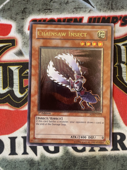 Yugioh! EU LP Chainsaw Insect - SOI-EN021 - Ultimate Rare - 1st Edition LP - Image 1
