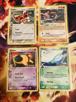 Pokemon 2006 EX Dragon Frontiers STAMPED Reverse Holo Lot (4 Cards) - Image 1