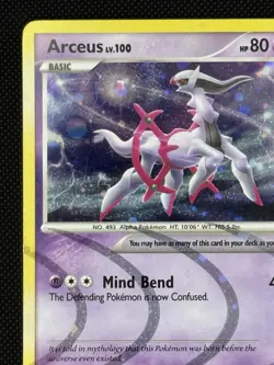 Pokemon TCG Arceus - AR7 - Pokemon Arceus Holo Card NM - Image 3