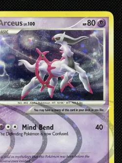 Pokemon TCG Arceus - AR7 - Pokemon Arceus Holo Card NM - Image 4