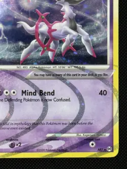 Pokemon TCG Arceus - AR7 - Pokemon Arceus Holo Card NM - Image 5