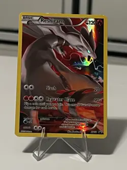 Pokemon TCG Reshiram XY Black Star Promos XY74 Full Art Holo Promo Card MP - Image 1