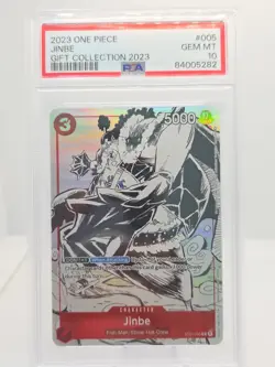 Jinbe ST01-005 2023 One Piece Card Gift Collection PSA 10 Gem Mint English - Image 1