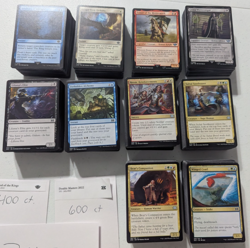 MTG - Lord of the Rings / Double Masters - Com/Unc - LP-NM - Bulk Lot 1000 Cards - Image 1