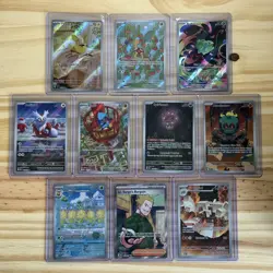 Rare Art Lot - 10 Pokemon Cards Delibird Riolu Bulbasaur Sprirtomb Japanese - Image 1