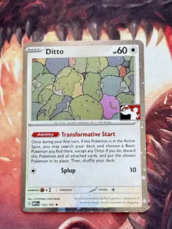 Ditto Pokemon Prize Pack Series 6 Promo Pokemon Card Play Stamp NM - Image 2