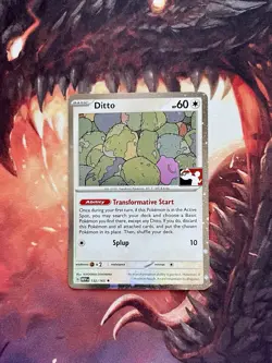 Ditto Pokemon Prize Pack Series 6 Promo Pokemon Card Play Stamp NM - Image 3